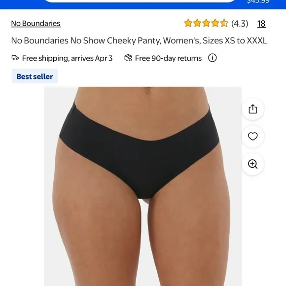 NWT 4 pairs of panties women XL - Picture 7 of 12